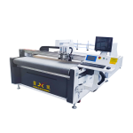 1615吸盘送料振刀切割机示例产品：SECY配件/刹车片/散热片/制冷设备