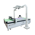 大相机识别振刀切割机示例产品：SECY配件/刹车片/散热片/制冷设备