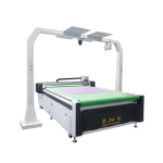 大相机识别振刀切割机示例产品：SECY配件/刹车片/散热片/制冷设备