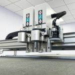 1625自动送料振刀切割机示例产品：SECY配件/刹车片/散热片/制冷设备