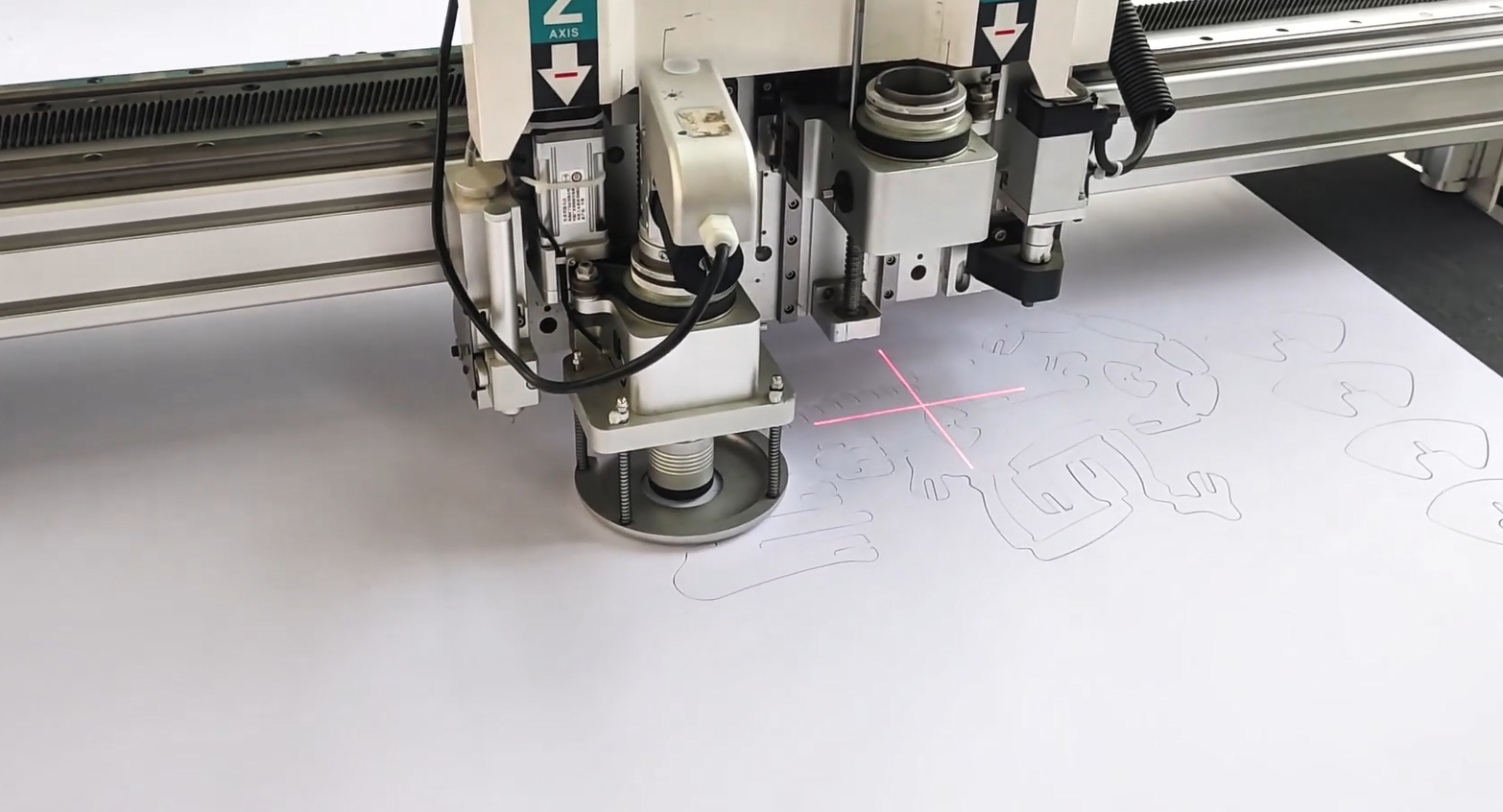 Cardboard colour box cutting case