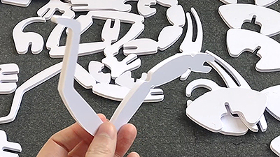White cardboard