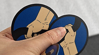 Adhesive backing stickers